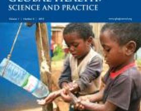 Source - Global Health: Science and Practice Vol. 1, No. 2 August 01, 2013. Description - Cover page.